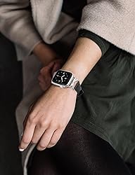 Minyee Leather Band Compatible with Apple Watch