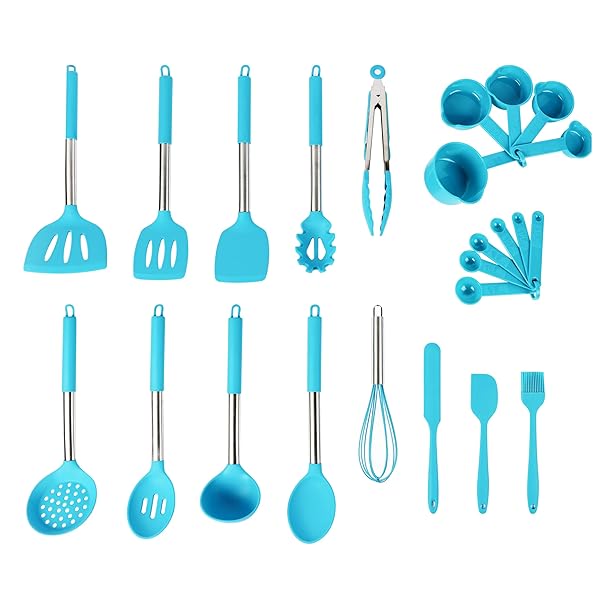 VDOMUS SILICONE COOKING UTENSILS SET – KITCHEN UTENSIL...