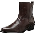 Stacy Adams Men's Santos Plain-Toe Side Zipper Boot