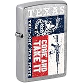 Zippo Lighter: Texas, Come and Take It - Street Chrome 81300