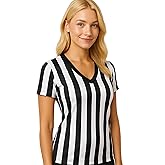 Murray Sporting Goods Women's Referee Shirt | Women's V-Neck Officials Jersey, Halloween Costume, or Waitress Uniform
