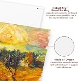 Koncci 9 Pack Cotton Canvas Panels for Acrylic Oil Paint 20x20 20x30 30x40cm view 5