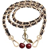 UTreers Purse Chain Strap Crossbody Bag Chains Strap Handbag Chain Replacement Leather Chain Straps 47.2"
