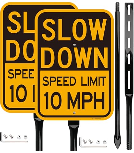 Speed Limit 85 MPH Miles Per Hour Black Letters Zone Slow Down Speeding Restriction Alert Attention Caution Warning Notice Aluminum Metal Tin 8x12 Sign Plate