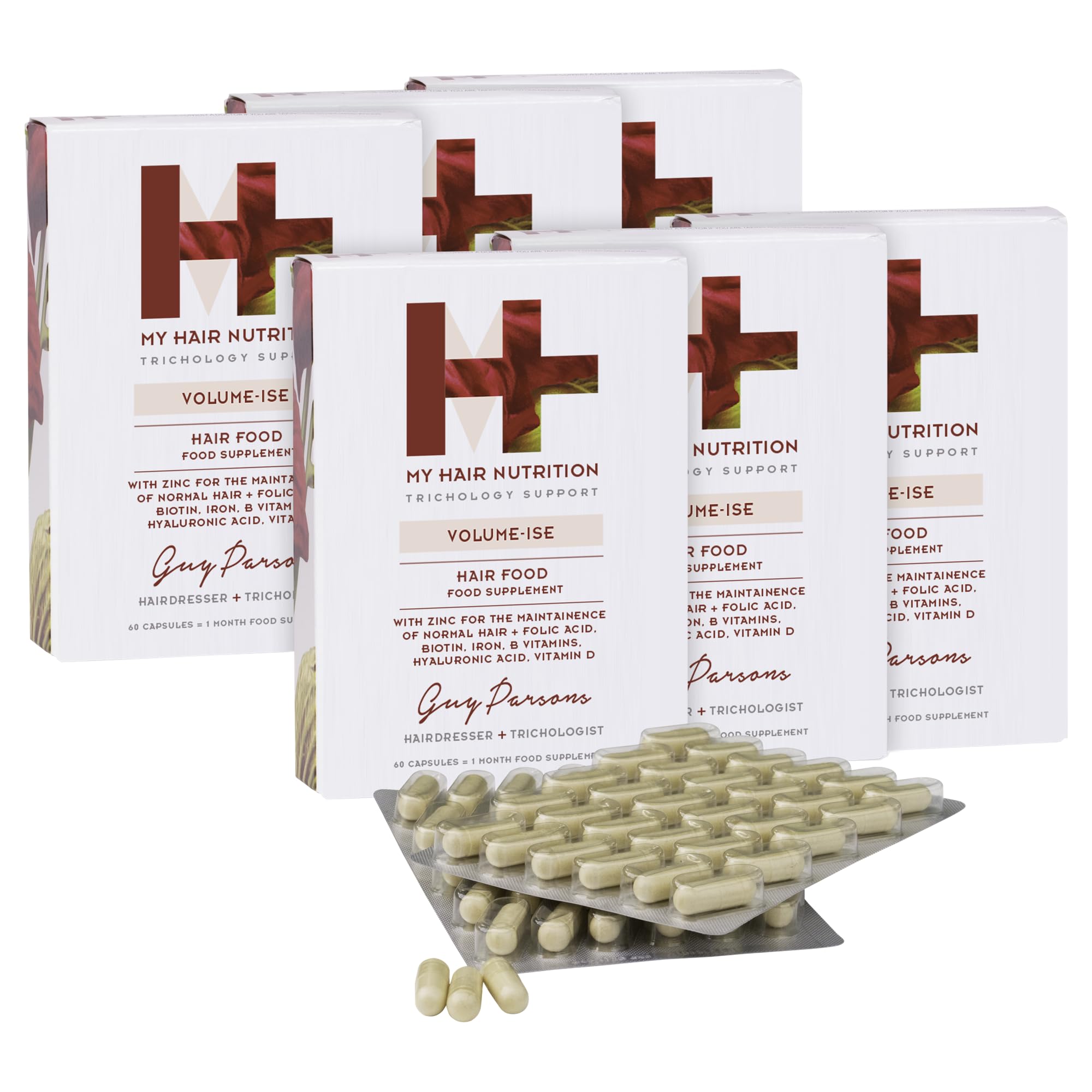 MHD Volume-ISE Biotin Capsules Hair Vitamins | 360 Hair Vitamins for Growth and Hair Loss | Biotin Supplements with Zinc, BVitamins, Collagen & Cysteine | Pack of 360 6 Month Supply