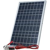 Solar Panel, Lixada 30W Portable Solar Panel Kit Set, IP65 Waterproof with Alligator ClipSolar Cell Solar Panel for Home Outdoor Camping, Travel