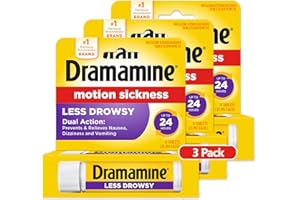 Dramamine All Day Less Drowsy, Motion Sickness Relief, 8 Count, 3 Pack