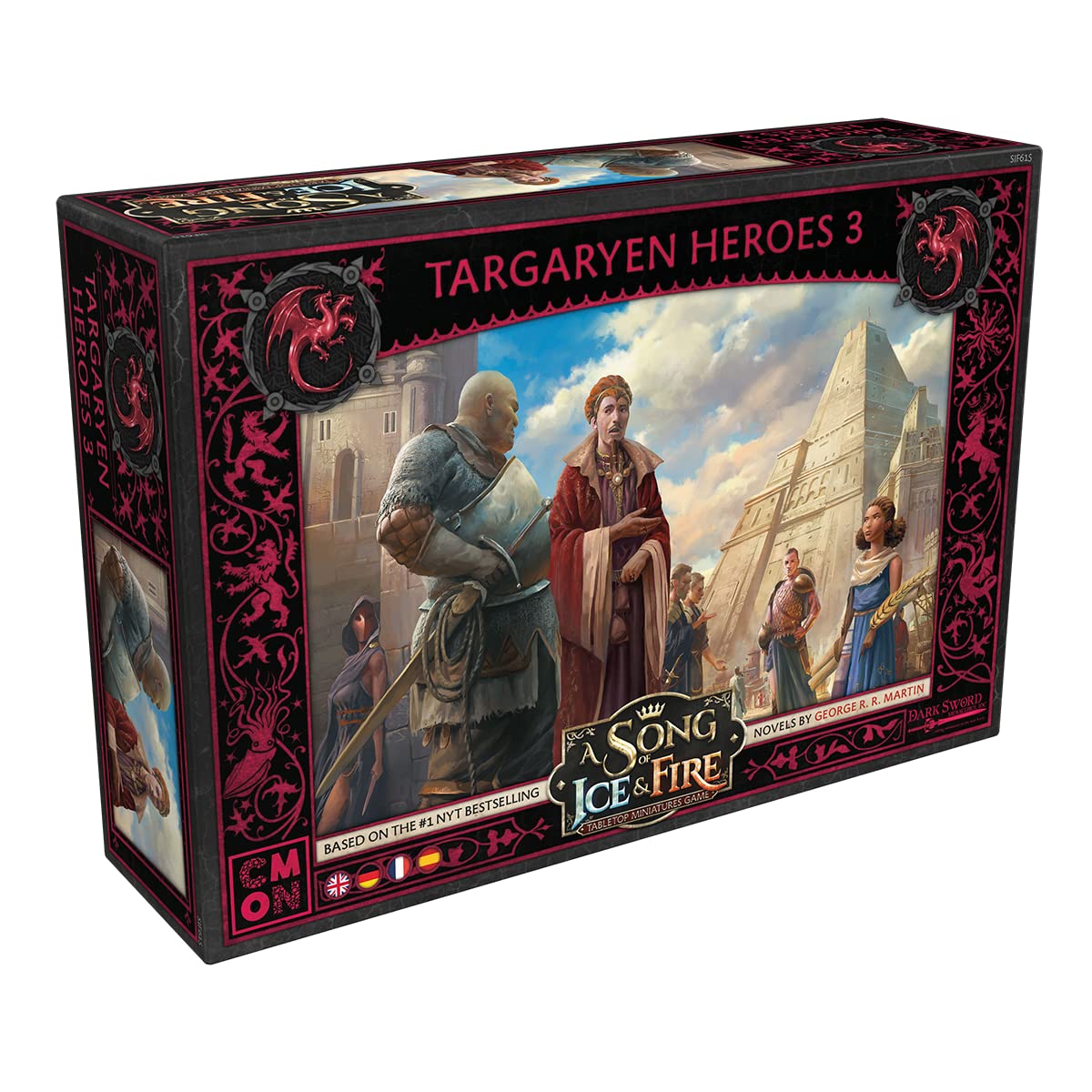 CMON Asmodee A Song of Ice & Fire – Heroes of House Targaryen III | Expansion | Tabletop | 2 Players | From 14+ Years | 45–60 Minutes | German | Multilingual — image 1
