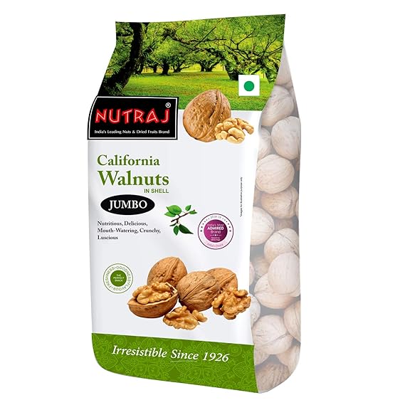 Nutraj California Inshell Walnuts, 1000g