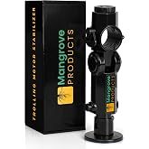Gen3 Adjustable Trolling Motor Stabilizer, Vertical Adjust, Fitment for Minn Kota, Rhodan, Garmin, No Drilling, Shock Absorber, Boat Accessories, Trolling Motor Support