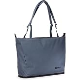 Thule Aion Tote Bag &ndash; Recycled Waxed Canvas, 16" Laptop Sleeve, Wet/Dry Pocket, Bottle Holder, Detachable Sling