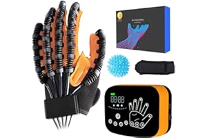 MZU Finger and Hand Function Workout Recovery Device,Rehabilitation Training Robot Glove,Hempiplegia Stroke Paralysis Arthriti Patient Physical Reabilitech Therapy,Upgraded Rehabilitation Robotic Gloves