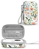 RHEMEL Label Maker Case, EVA Travel Case with Floral Pattern, Compatible with D30, P21, E10, D110 Label Maker, Box Only