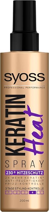 Syoss Keratin Heat Protection Spray 200ml Hair Styling Product view 1