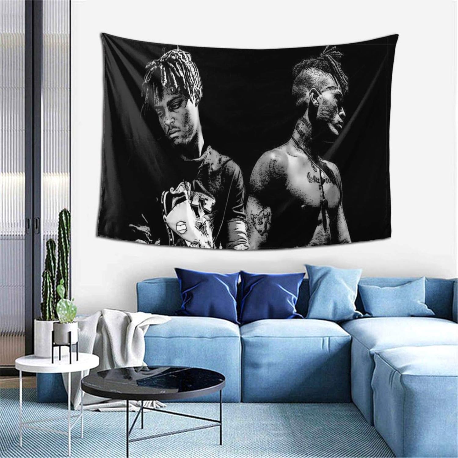 KNYA JuiceWrld Tapestry WallMounted Art Decorative