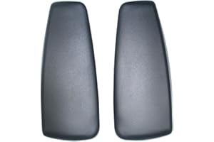 YERINMEICH Replacement armrest Pads, Compatible with Herman Miller Embody Chair Replacement armrest Pads, Black (Pair)