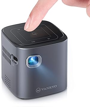 Amazon Com Vankyo Go0 Smart Mini Projector With Bluetooth 1080p Supported Rechargeable Dlp Wi Fi Pico Projector With Android 7 1 Hdmi Usb Compatible With Iphone Android Laptop For Home Outdoor Electronics