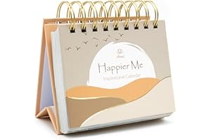 ARIOND Motivational Desk Calendar - Perpetual Daily Flip Calendar with Daily Motivational Quotes for Desk - Inspirational Gifts for Women, Gifts for Coworkers Female, Inspirational Desk Decor