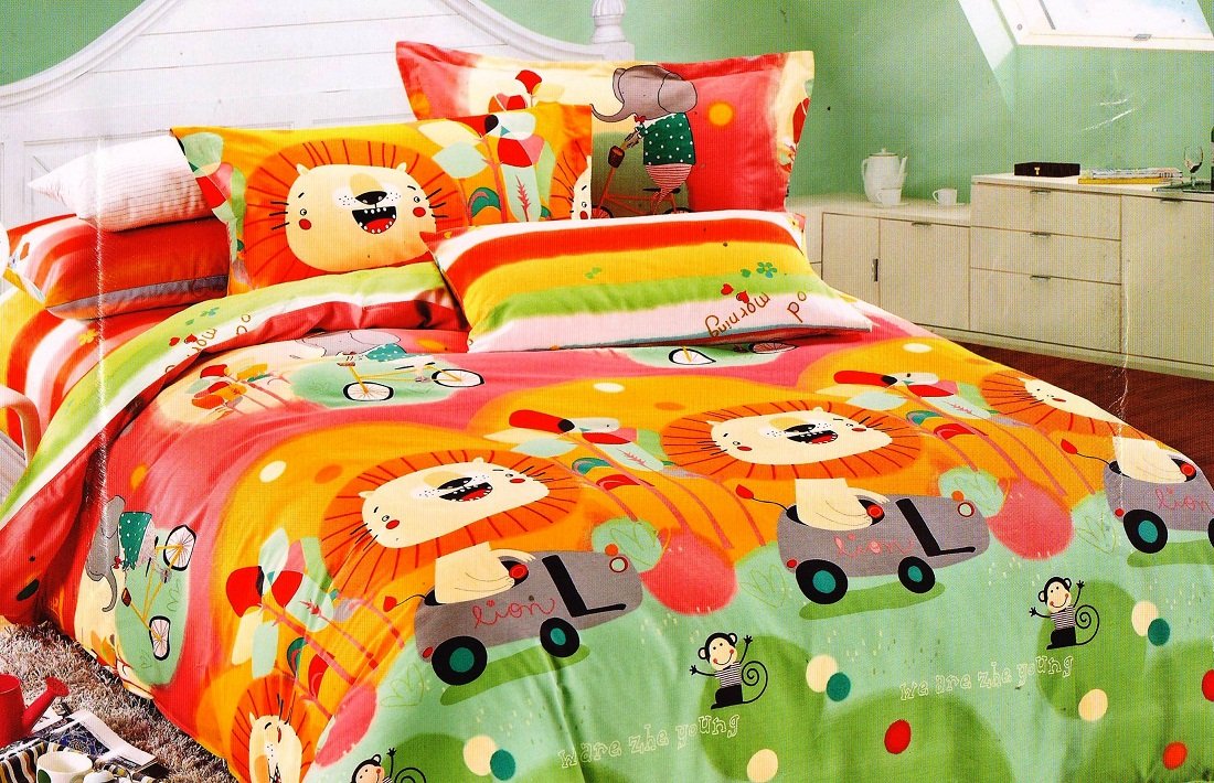 nursery print bed sheets
