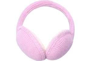 ZLYC Womens Girls Winter Warm Adjustable Knitted Ear Warmers Foldable Earmuffs