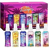 So...? Escapes Body Mist Set - Perfumes for Women - Everyday Body Spray for Women - Vegan, Cruelty Free Fragrances - Travel Size Gift Set - 6 pcs