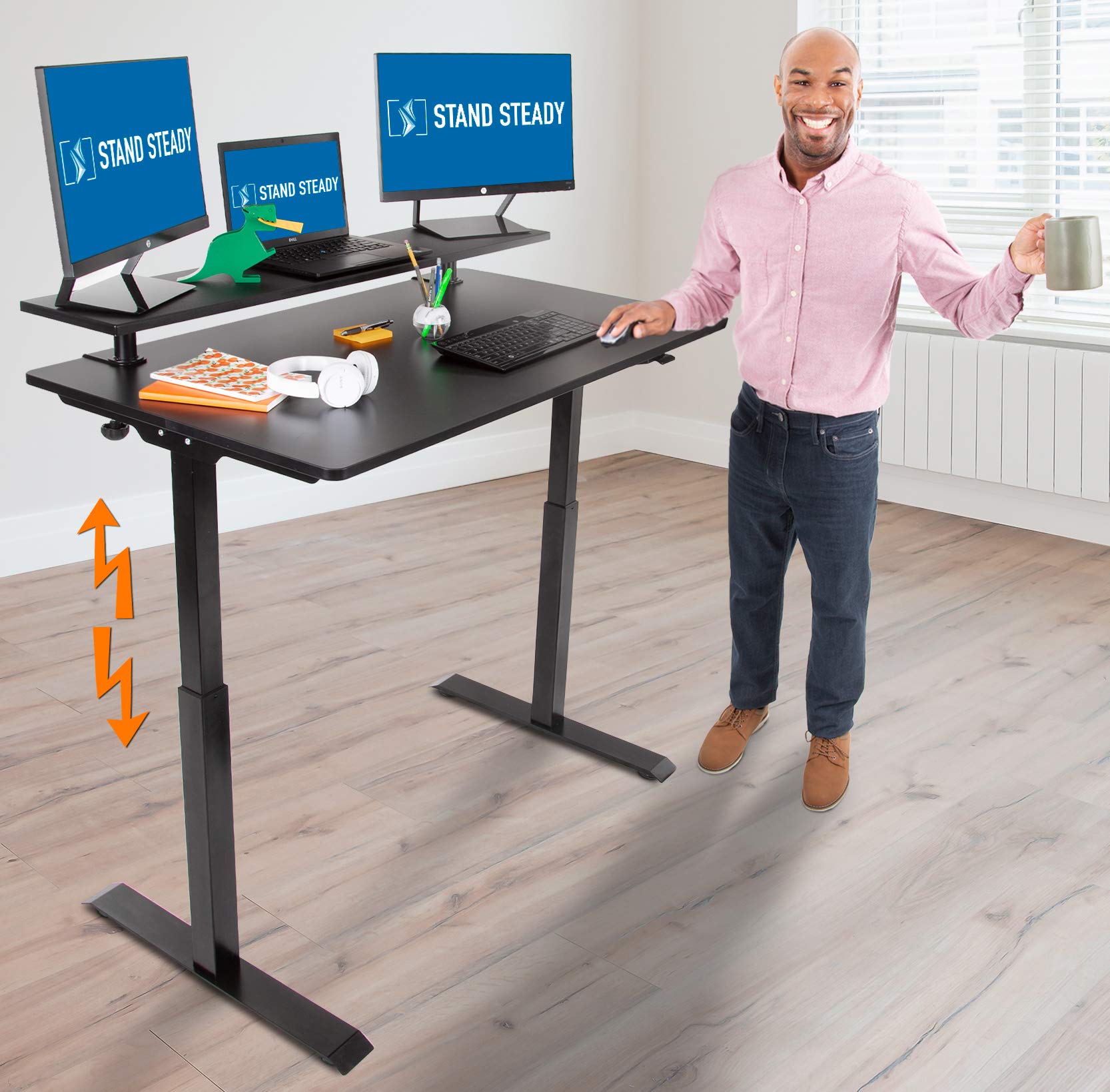 Buy Stand Steady Tranzendesk Power 48 Inch Standing Desk w/Clamp On