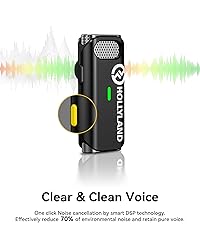 Hollyland Lark C1 Wireless Lavalier Microphone for