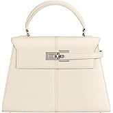 Women's Top-handle Handbags– Vegan Leather Vintage Top Handle Design with Adjustable Strap, Fashion Commuter Crossbody Bag