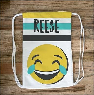 emoji drawstring bags