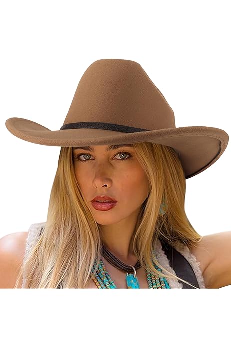 Cattleman Western Cowboy Hat With Black And Brown Leather Band - Sand