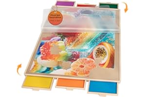 Join&Joy 1500 Piece Puzzle Board Pro, with 6 Drawers & Cover, 34" x 25", Sort-Wise Colorful Felt Drawers, Wooden Jigsaw Puzzle Board, Birthday Gifts for Mom