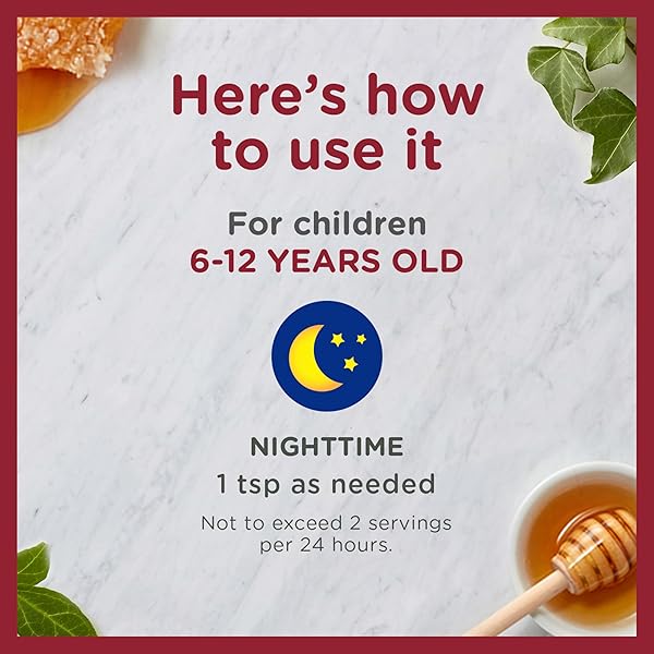 ZARBEE’S KIDS ALL-IN-ONE NIGHTTIME COUGH FOR CHILDREN 6-12 WITH DARK HONEY, TURMERIC, B-VITAMINS & ZINC, #1 PEDIATRICIAN RECOMMENDED, DRUG & ALCOHOL-FREE, GRAPE FLAVOR, 4FL OZ