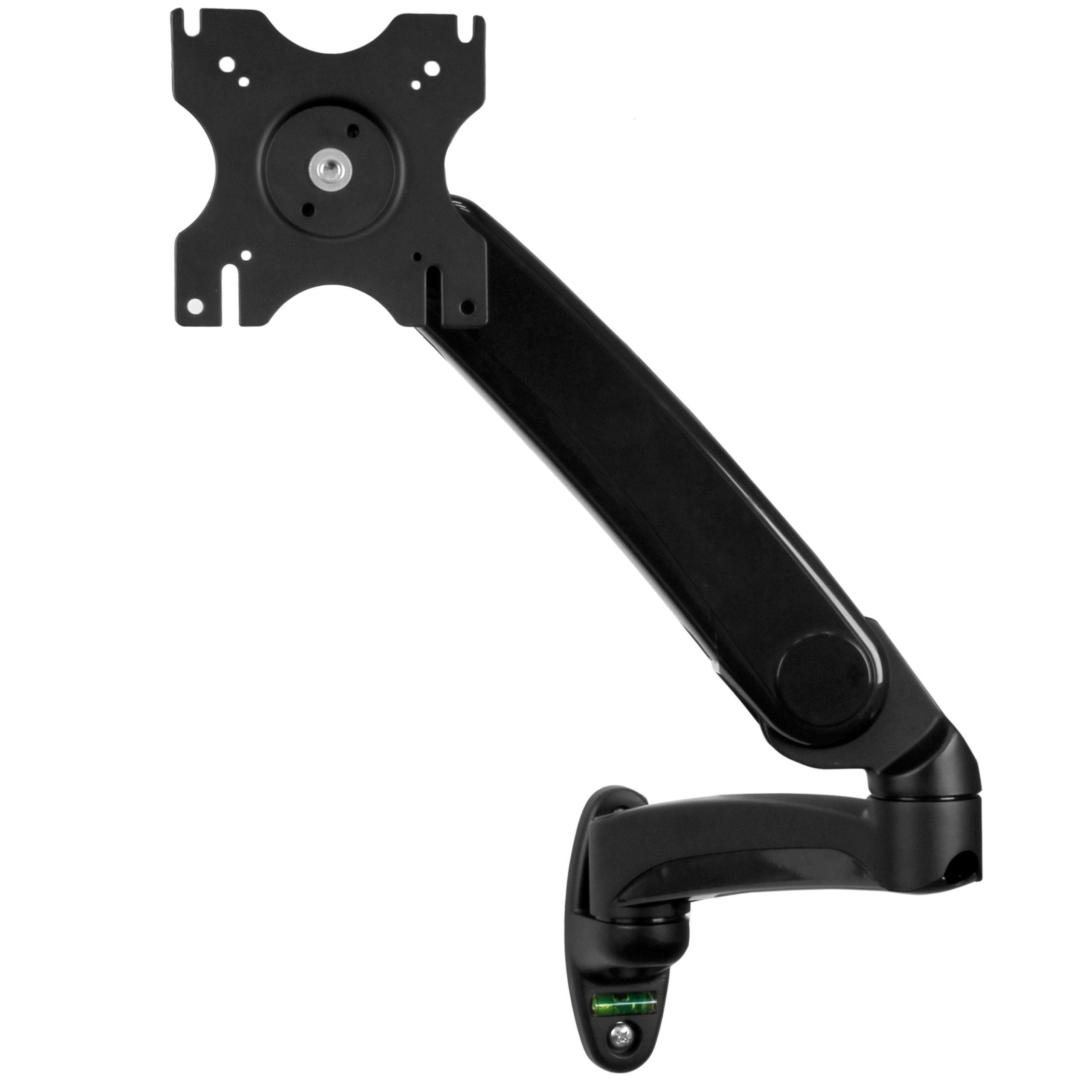 StarTech.com Wall Mount Monitor Arm - Full Motion Articulating - Adjustable - Supports Monitors 12” to 34” - VESA Monitor Wall Mount - Black (ARMPIVWALL)