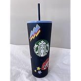 Starbucks Stainless Steel Tumbler Chill Lips Hearts Venti 24 oz