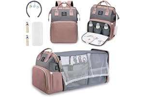 CtopxCone Diaper Bag Backpack with changing station, Baby Diaper Bag, Multifunction Travel Bag Backpack for Baby