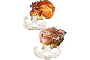 Turbo Trusser Dual Pack I As Seen on Shark Tank I Cooks Evenly & Makes Meat Juicier I Easy-to-Use & Dishwasher Safe I for Ove