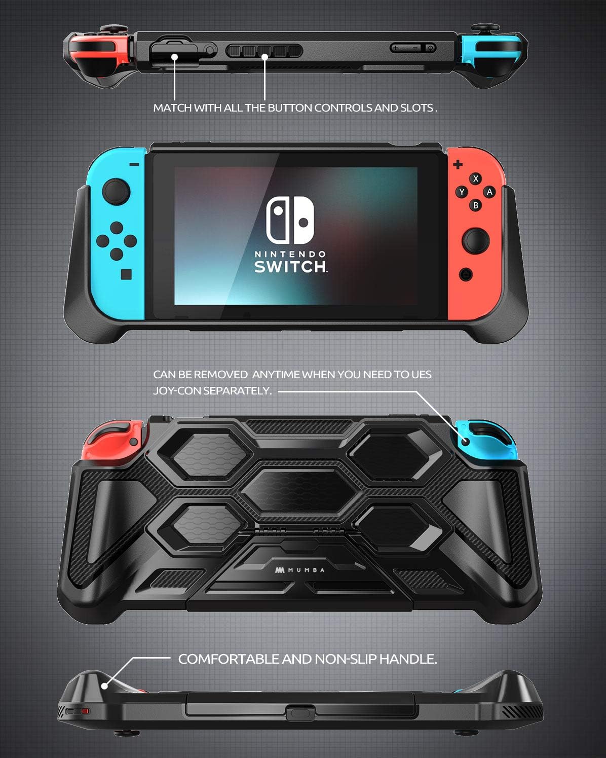 任天堂 - mum For Nintendo Switch Console Joy-Con, Mumba 4 Series