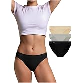 Balanced Tech Women's 3 Pack Seamless Low Rise Bikini Panties