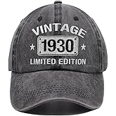 Vintage 1934 1933 1932 1931 1930 1929 1928 1927 1926 1925 Limited Edition Adjustable Embroidered Baseball Cap
