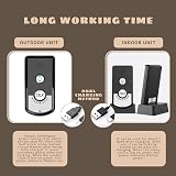 Luqeeg 2 Way Wireless Intercom System Super Long Range Home Office Security view 4