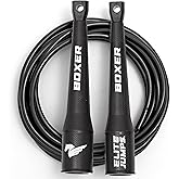 EliteSRS Boxer Jump Rope 3.0 for Fitness & Cardio Training | Professionally Designed Boxing Jump Rope w/Smooth Action Polymer