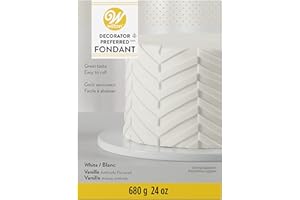 Wilton 2201-2513 White Fondant Icing, Decorator Preferred, Ready to Use, 680g (24oz)
