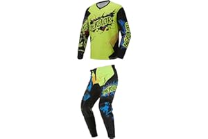 MENDLOR Motocross Jersey Pant Combo MX Gear Set Dirt Bike Enduro Off-road Riding Racewear Adult for Men Women