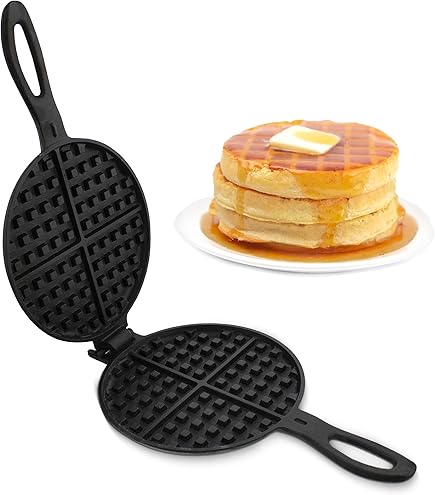ROME OLD FASHIONED WAFFLE IRON ローム Old Fashioned Waffle Iron - Cast Iron, Rome Industries #1100