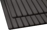 Fuse Acoustic Charcoal Oak Wall Panel 240x60cm Pack of 2 MDF Slats view 2