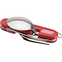 Coleman Camper's Utensil Set , Red, 1.1 x 8.75 x 4.25 inches