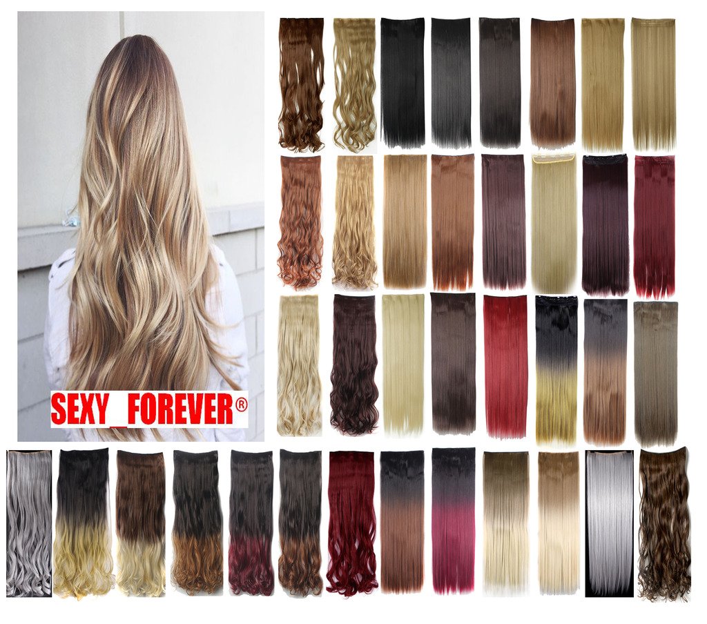 35 Days Delivery 24"/26" Straight Curly Wavy 3/4 Full