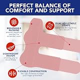 Dr.Arthritis Doctor Developed Finger Splint Padded S/M Pink view 3