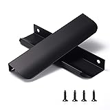 Satanga Edge Black Finger Pull for cabinets Kitchen