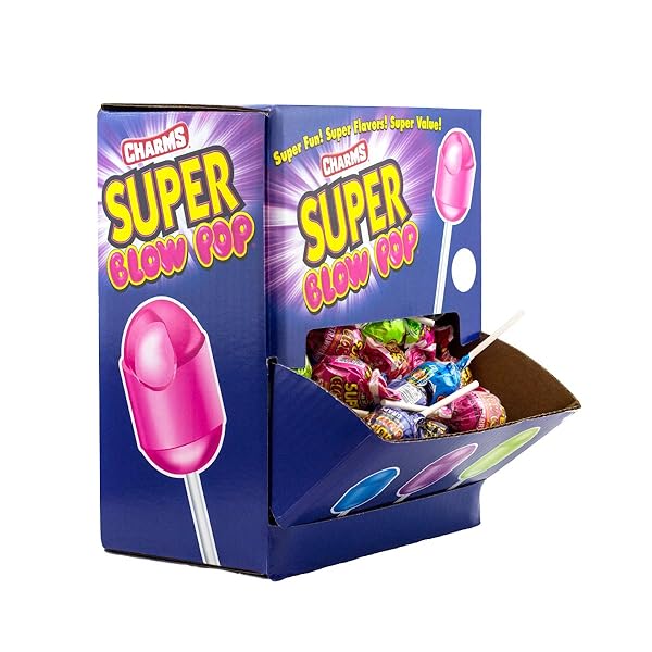 CHARMS BLOW POPS SUPER BLOW POPS, 7.69 POUNDS,...
